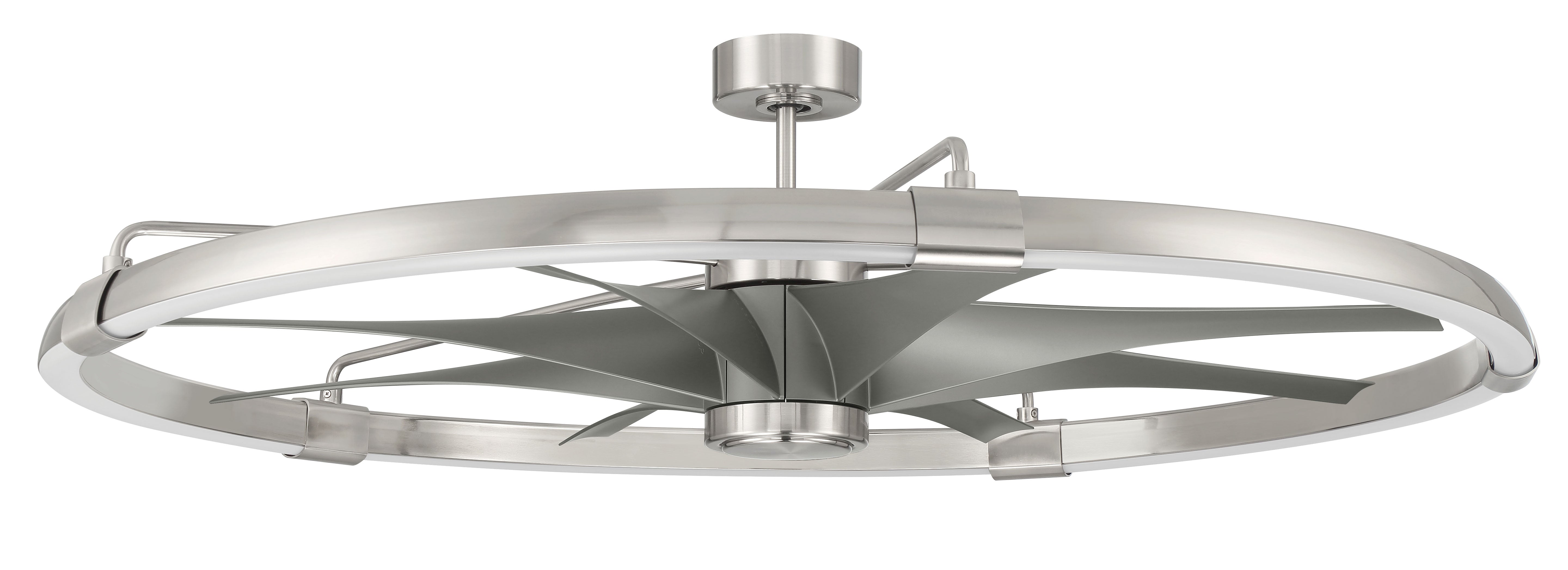 brushed polished nickel ceiling fans