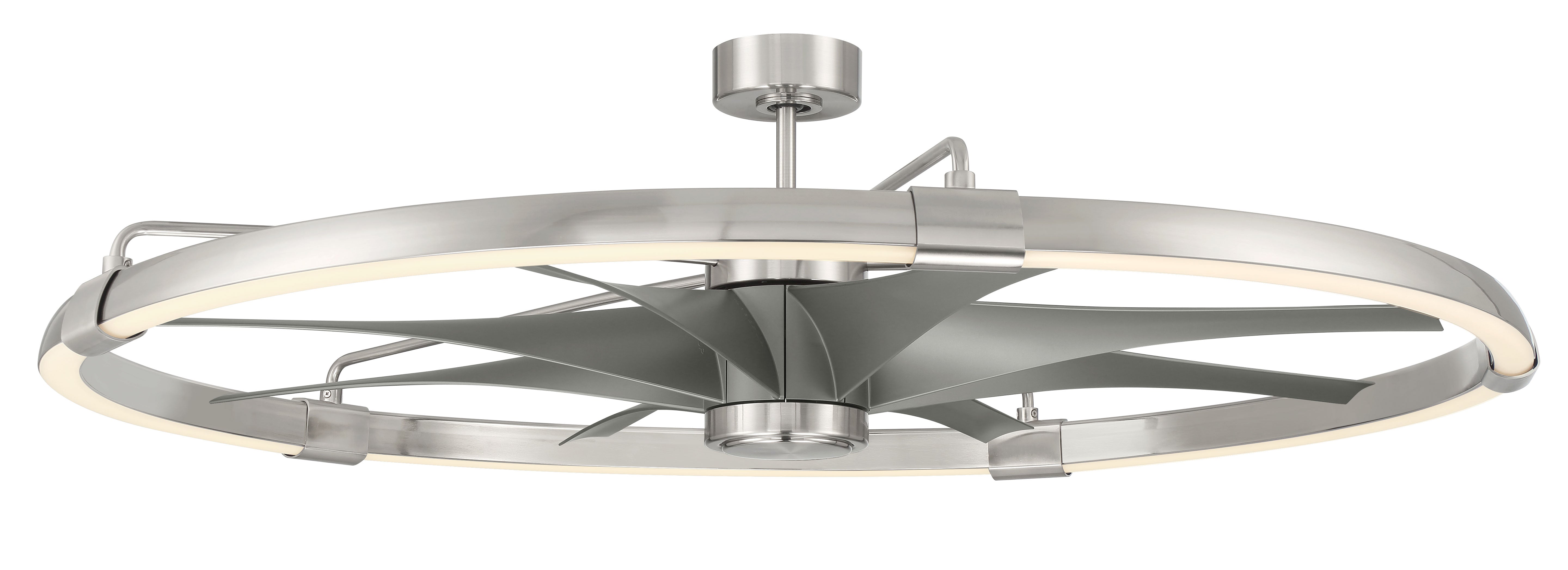 brushed polished nickel ceiling fans