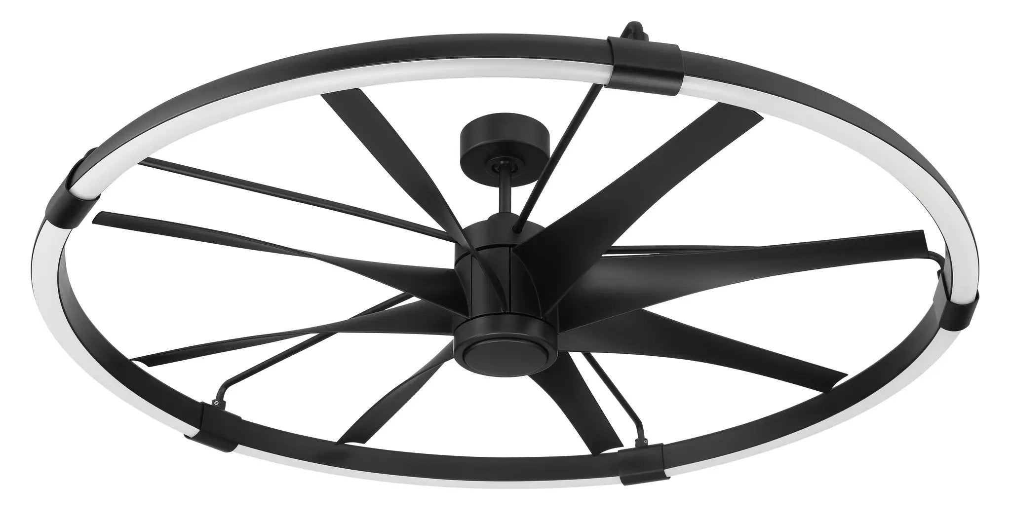 flat black ceiling fans