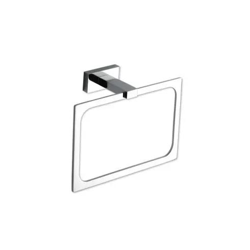 polished chrome towel ring