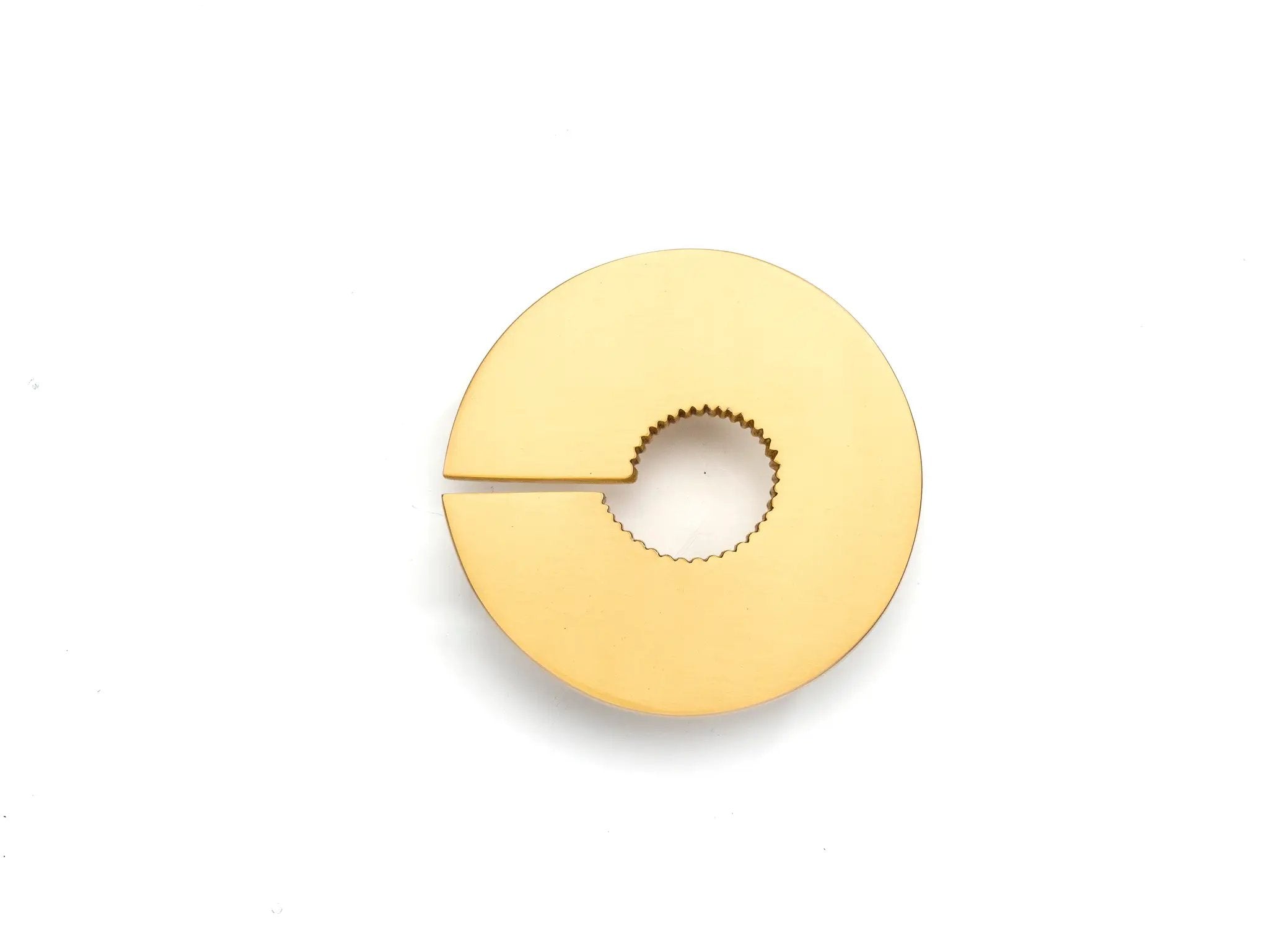 satin brass pull