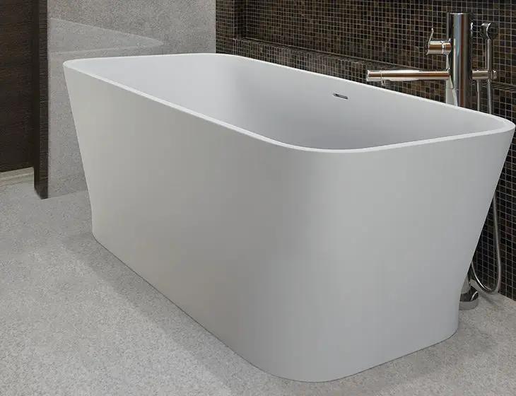white bathtub