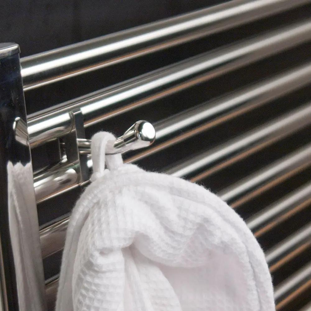 polished robe hooks