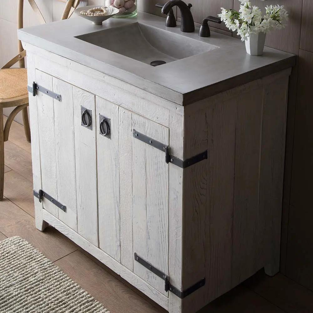whitewash vanity