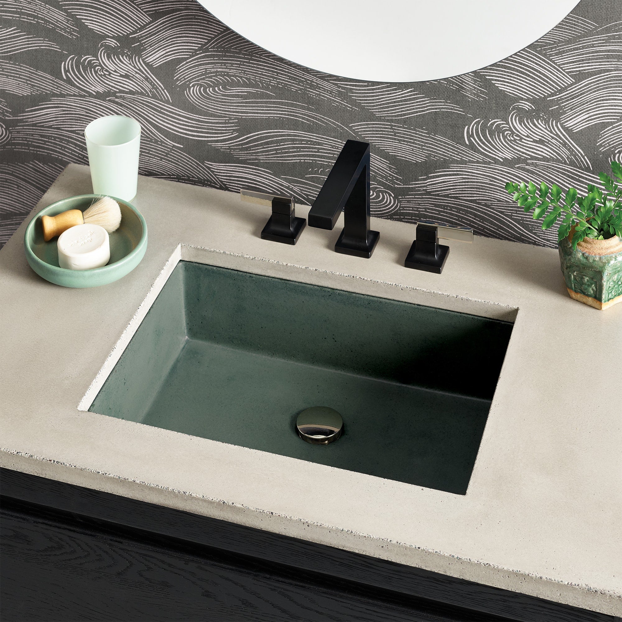 forest bathroom sink