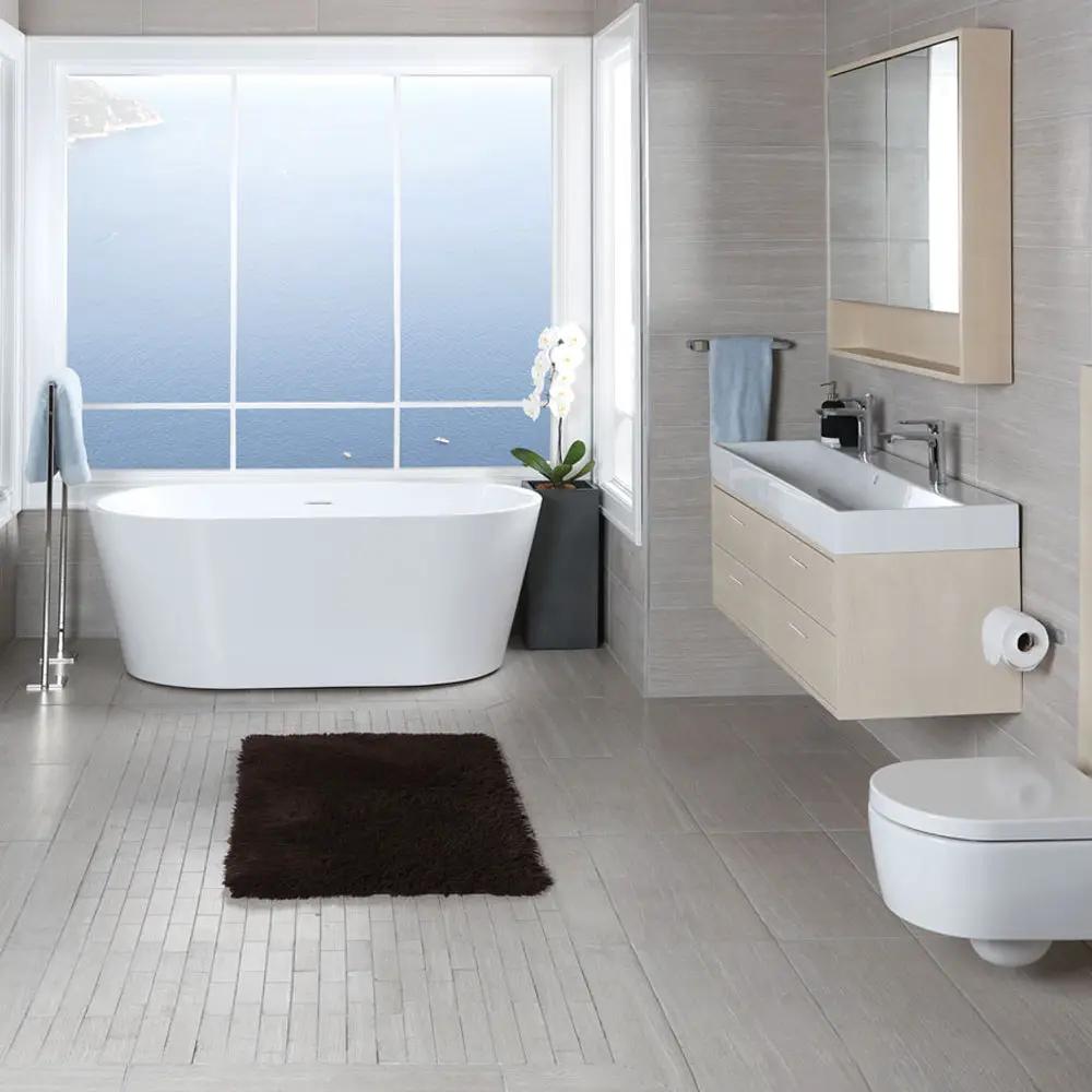 white oak vanity