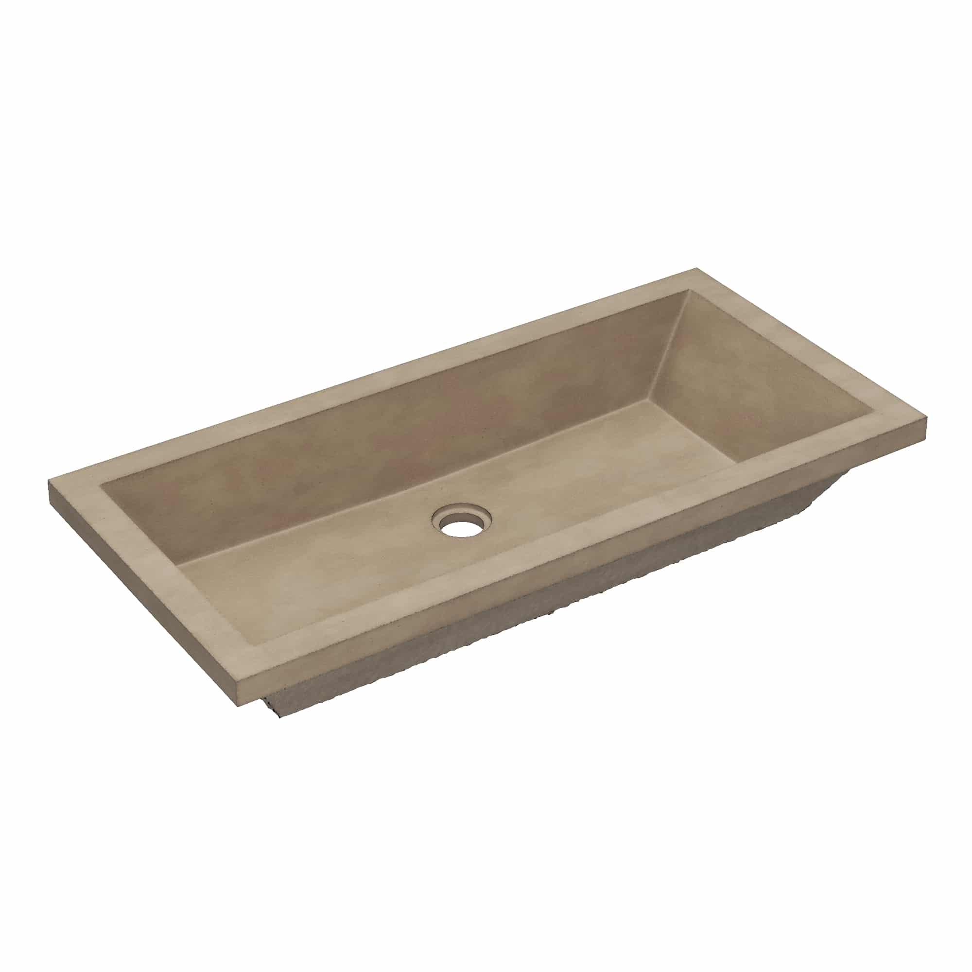 Native Trails Arcata 30" Concrete Rectangular Bathroom Sink