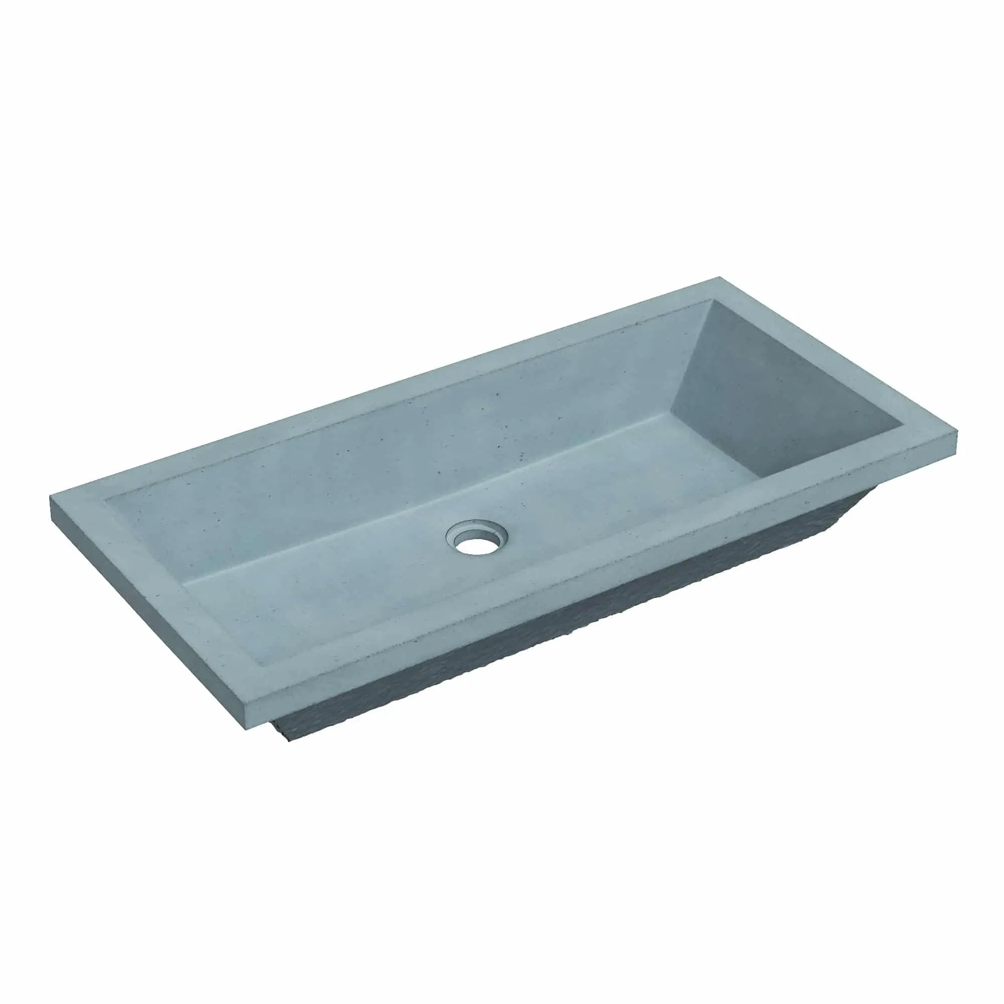 Native Trails Arcata 30" Concrete Rectangular Bathroom Sink by Native Trails