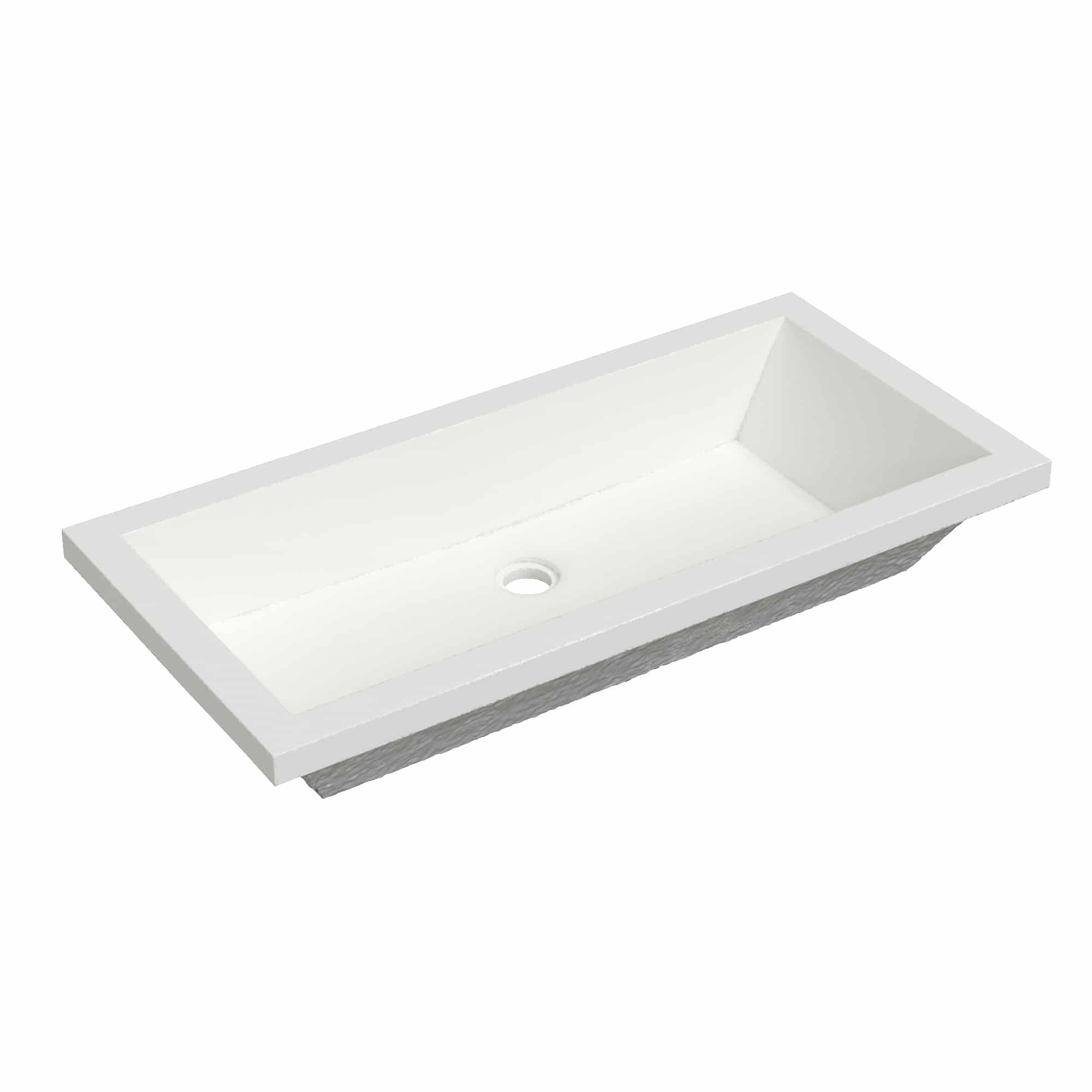 Native Trails Arcata 30" Concrete Rectangular Bathroom Sink