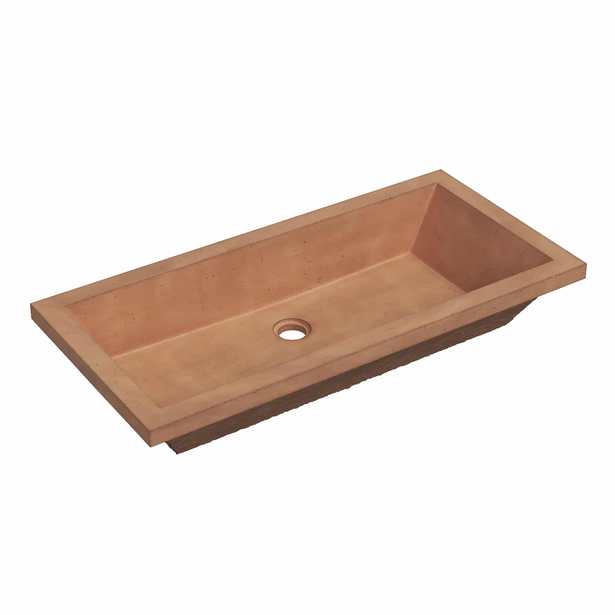 Native Trails Arcata 30" Concrete Rectangular Bathroom Sink