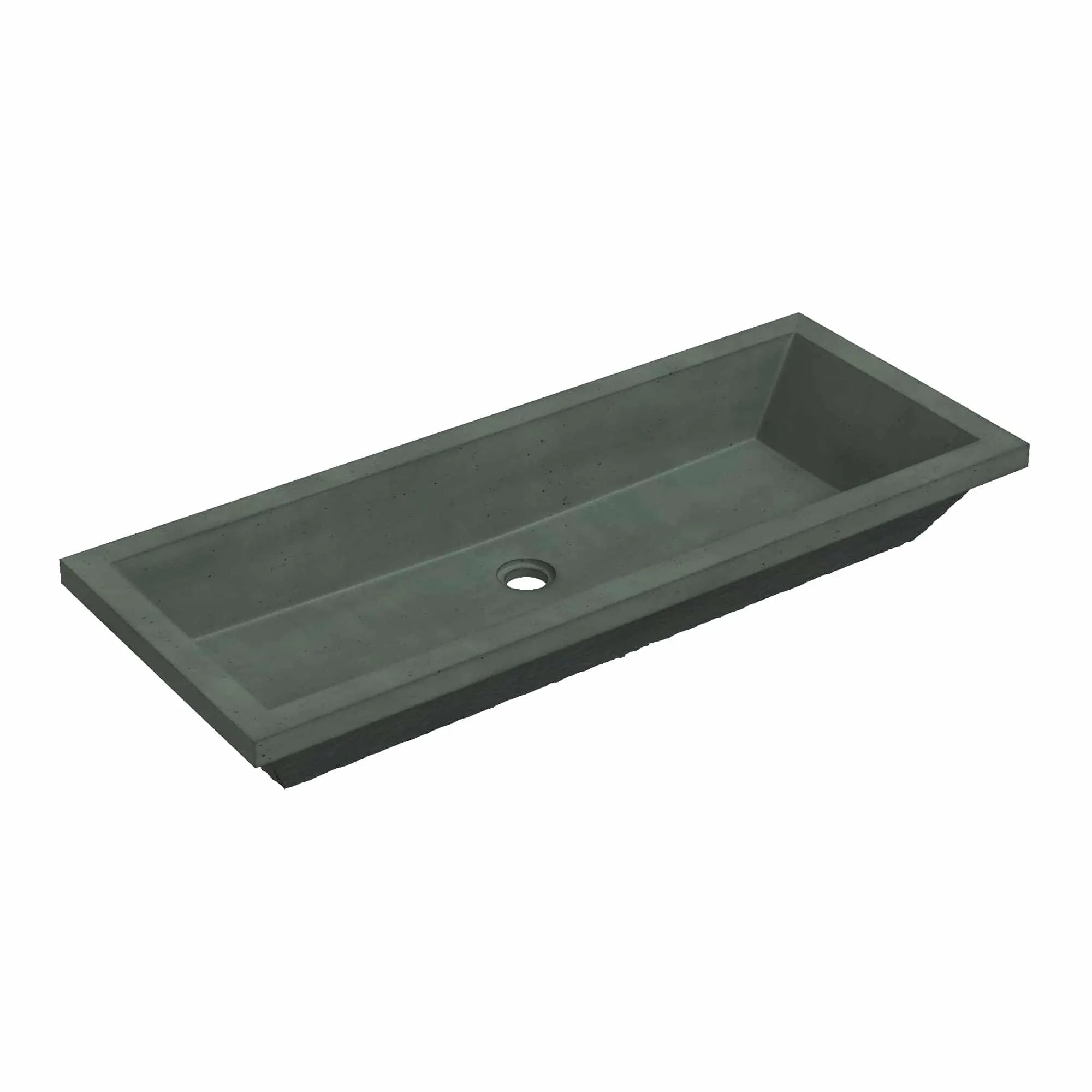 Native Trails Arcata 36" Concrete Rectangular Bathroom Sink by Native Trails