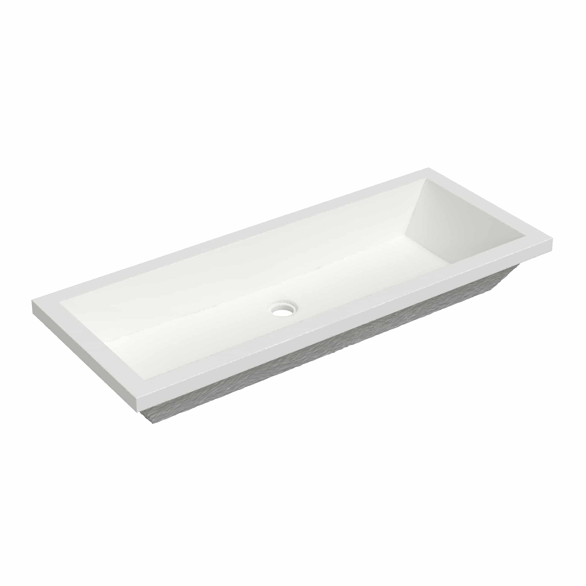 Native Trails Arcata 36" Concrete Rectangular Bathroom Sink