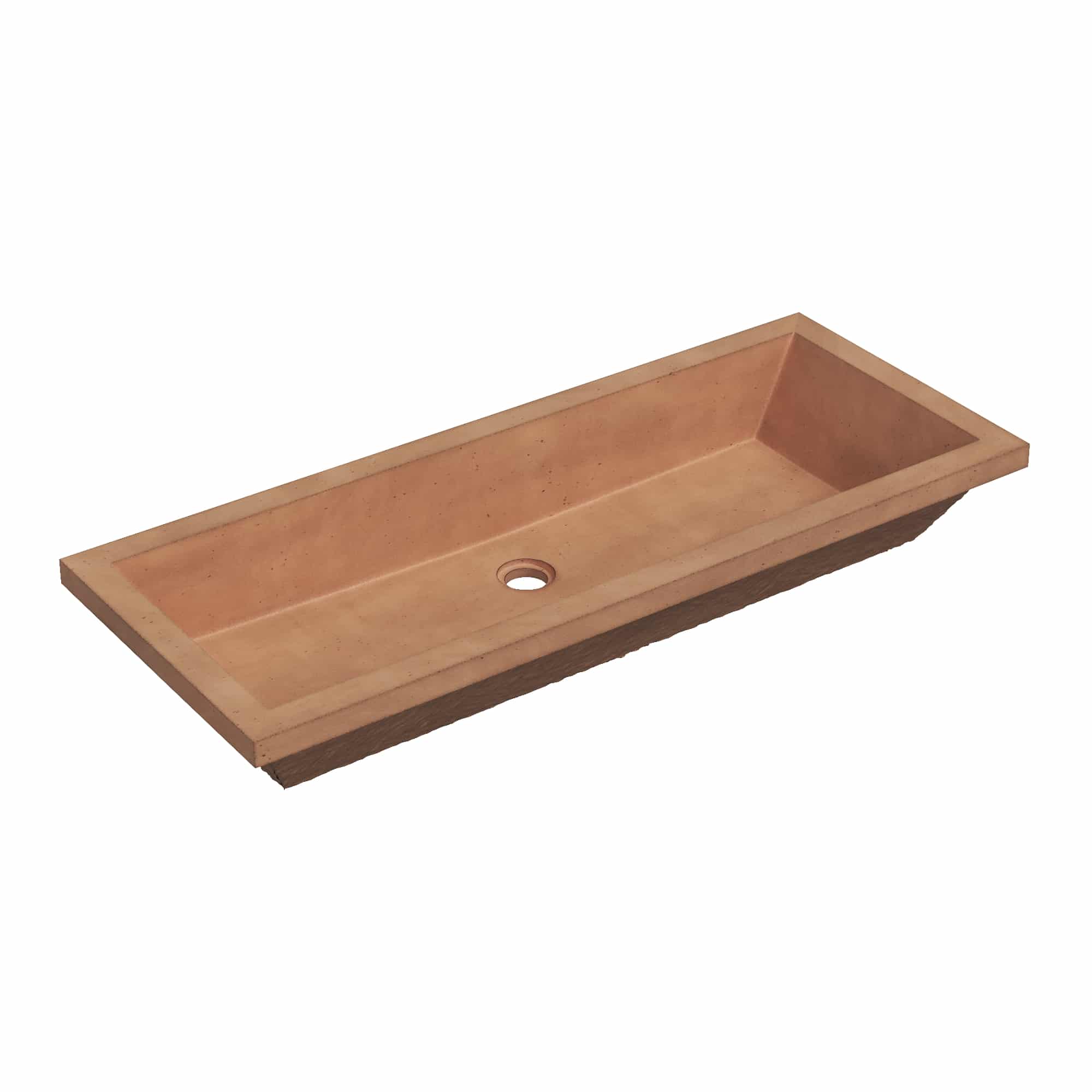 Native Trails Arcata 36" Concrete Rectangular Bathroom Sink