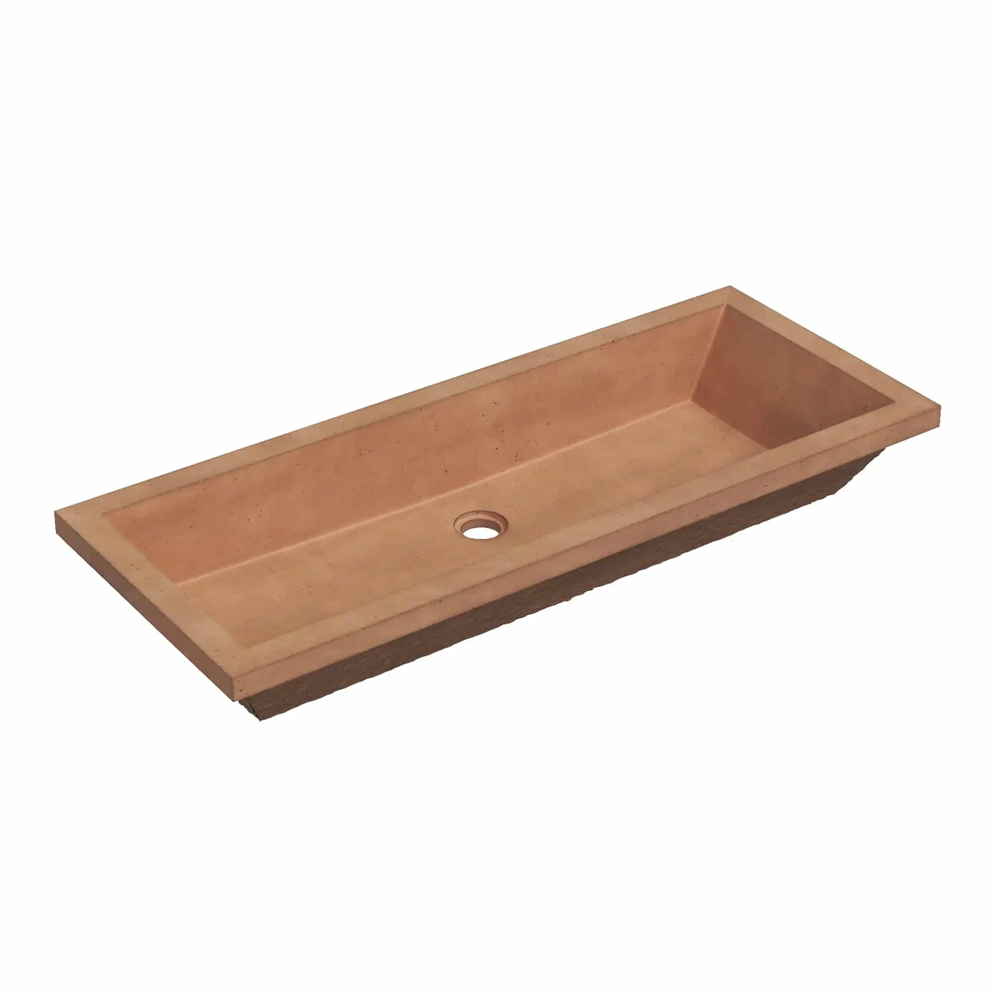 Native Trails Arcata 36" Concrete Rectangular Bathroom Sink by Native Trails