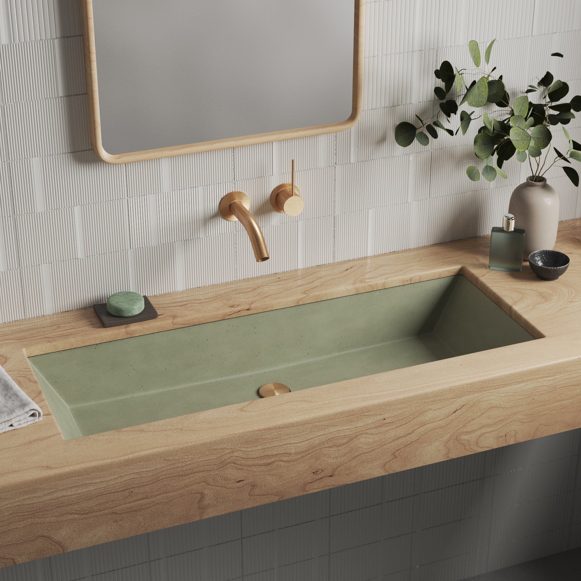 sage bathroom sink