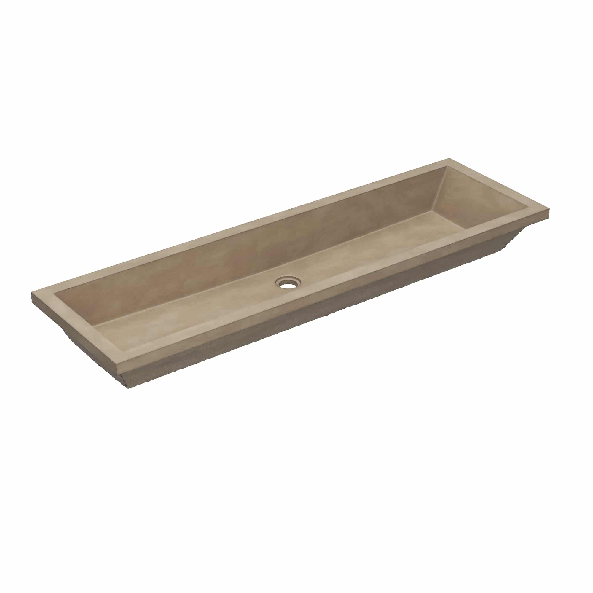Native Trails Arcata 48" Concrete Rectangular Bathroom Sink