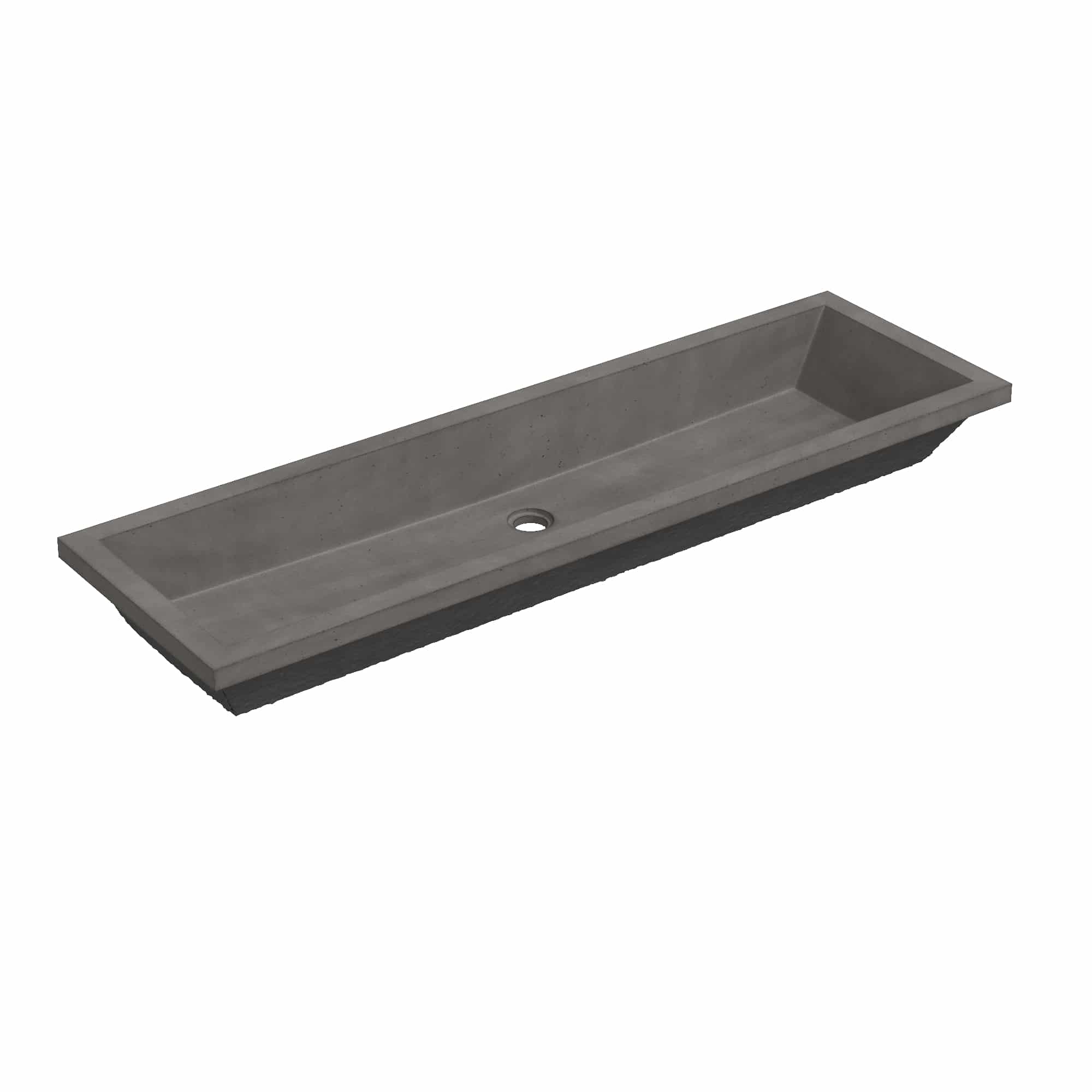 Native Trails Arcata 48" Concrete Rectangular Bathroom Sink