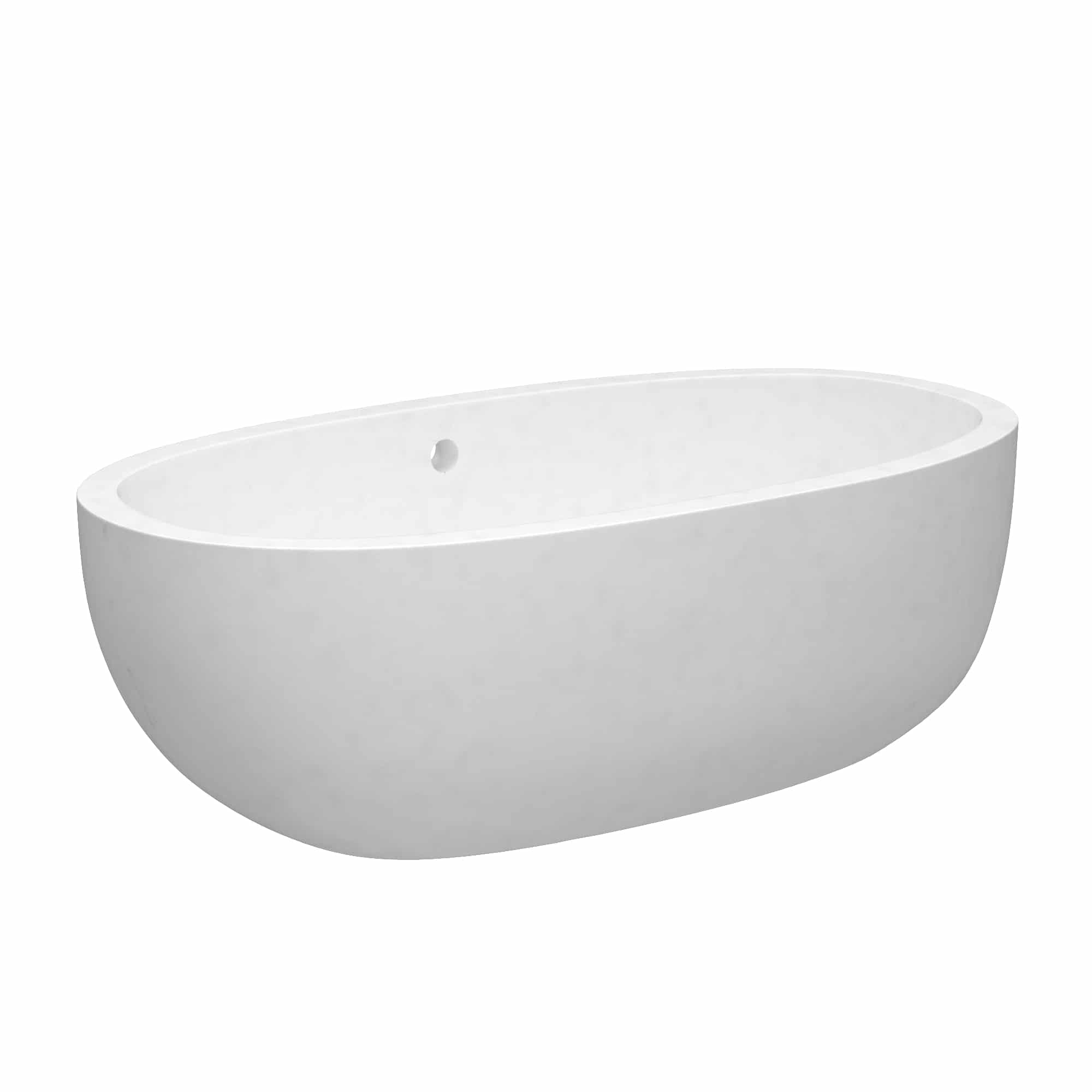 Native Trails Avalon 66" Concrete Freestanding Soaking Bathtub