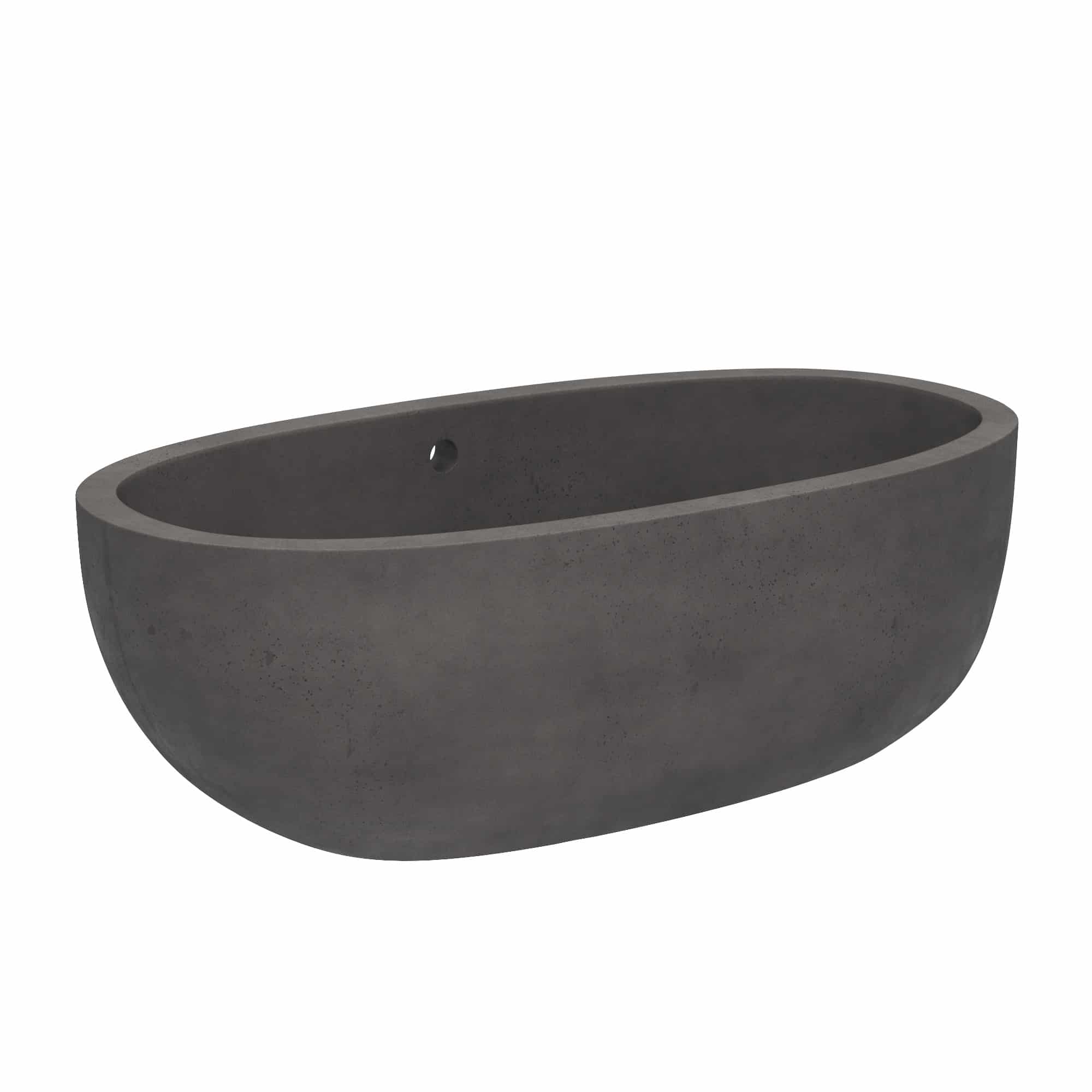 Native Trails Avalon 66" Concrete Freestanding Soaking Bathtub