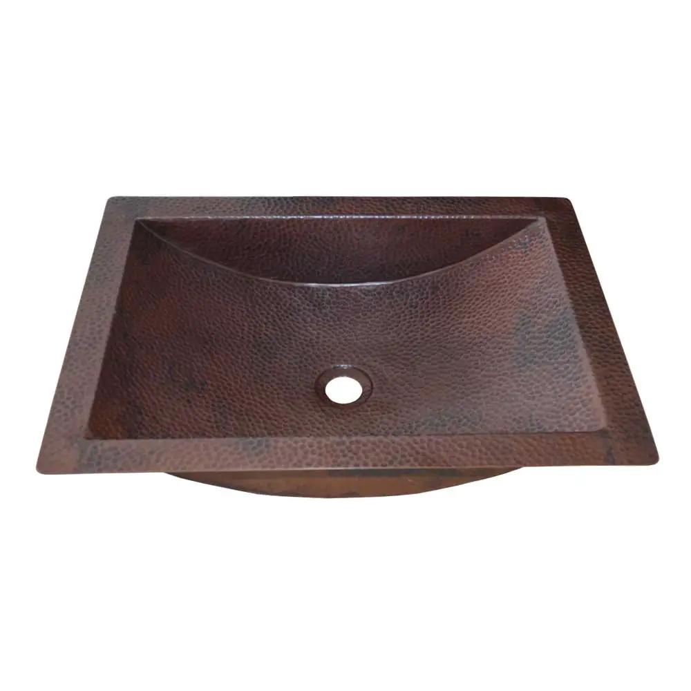 antique copper bathroom sink