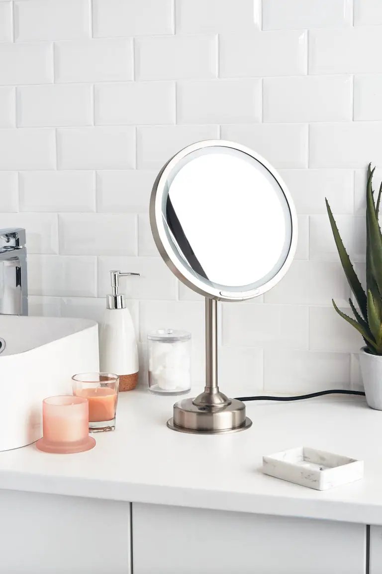 matte nickel mirror