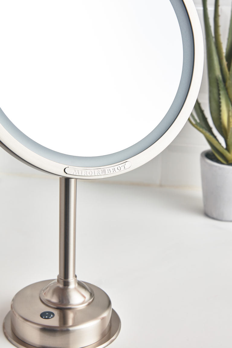 matte nickel mirror