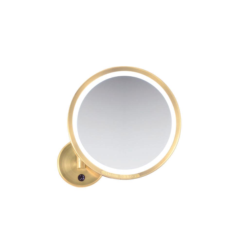 matte soft gold mirror