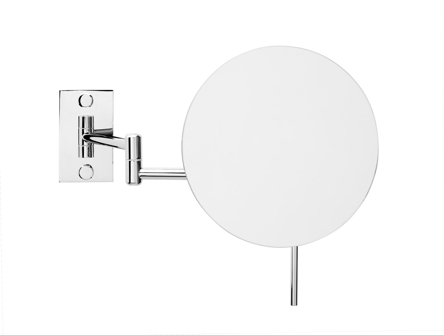 polished chrome mirror