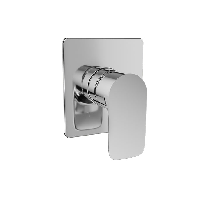 chrome shower valve