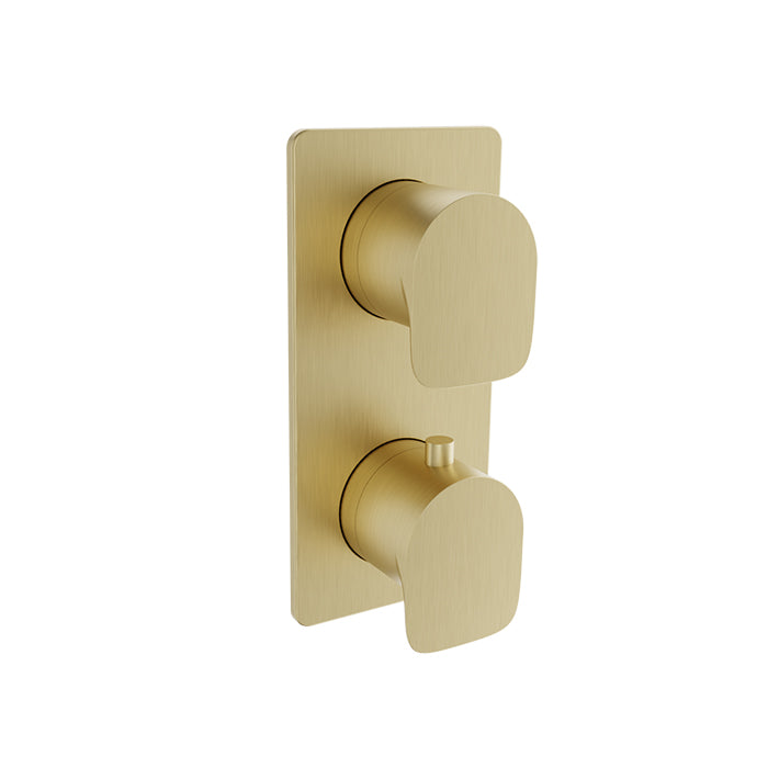 Baril Petite Complete Thermostatic Pressure Balanced Shower Control Valve with 2-Way Diverter - Non-Shared Ports