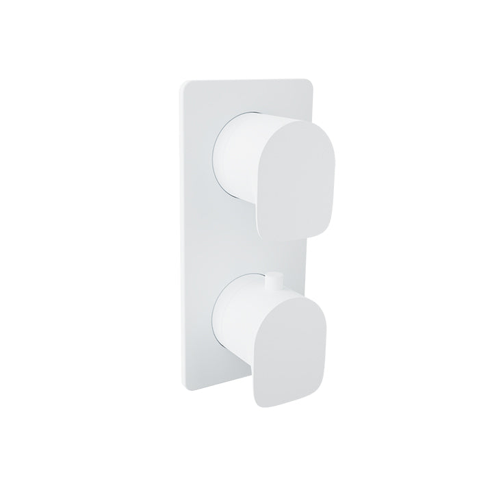 Baril Petite Complete Thermostatic Pressure Balanced Shower Control Valve with 3-Way Diverter - Shared Ports