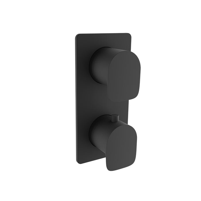 Baril Petite Complete Thermostatic Pressure Balanced Shower Control Valve with 3-Way Diverter - Non-Shared Ports