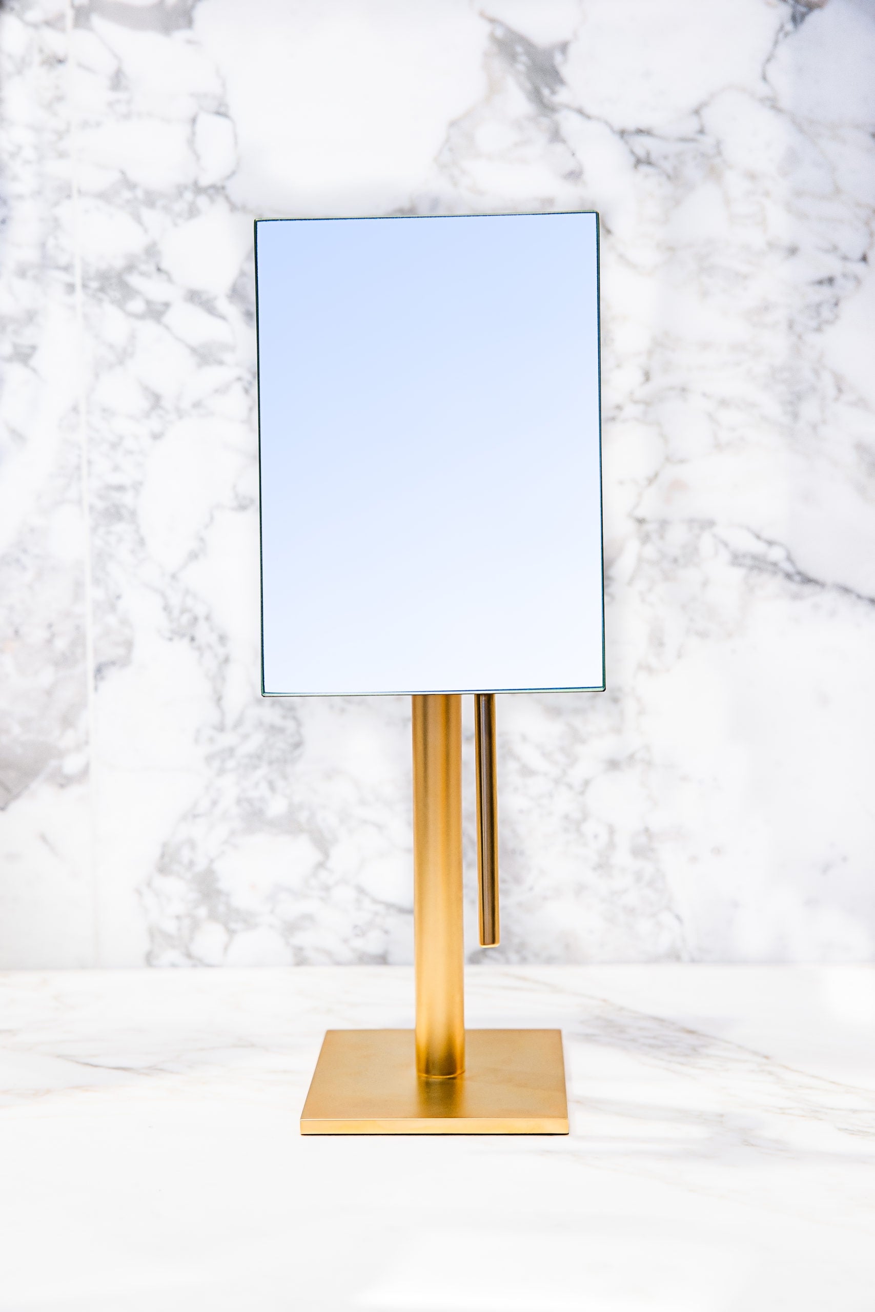 matte soft gold mirror