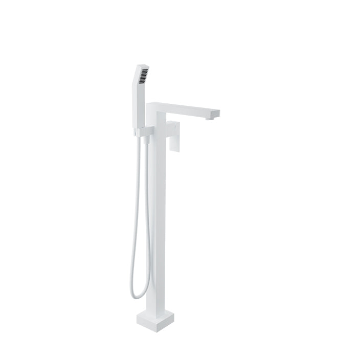 Baril Rec Floor-Mounted Tub Filler with Hand Shower