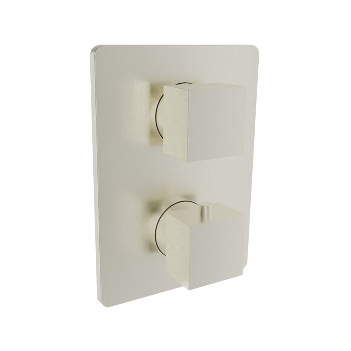 Baril Rec Complete Thermostatic Pressure Balanced Shower Control Valve with 3-Way Diverter - Non-Shared Ports