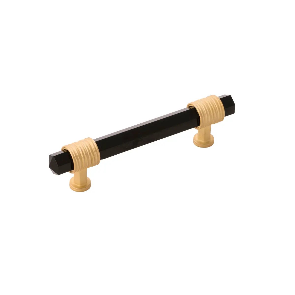brushed golden brass pull