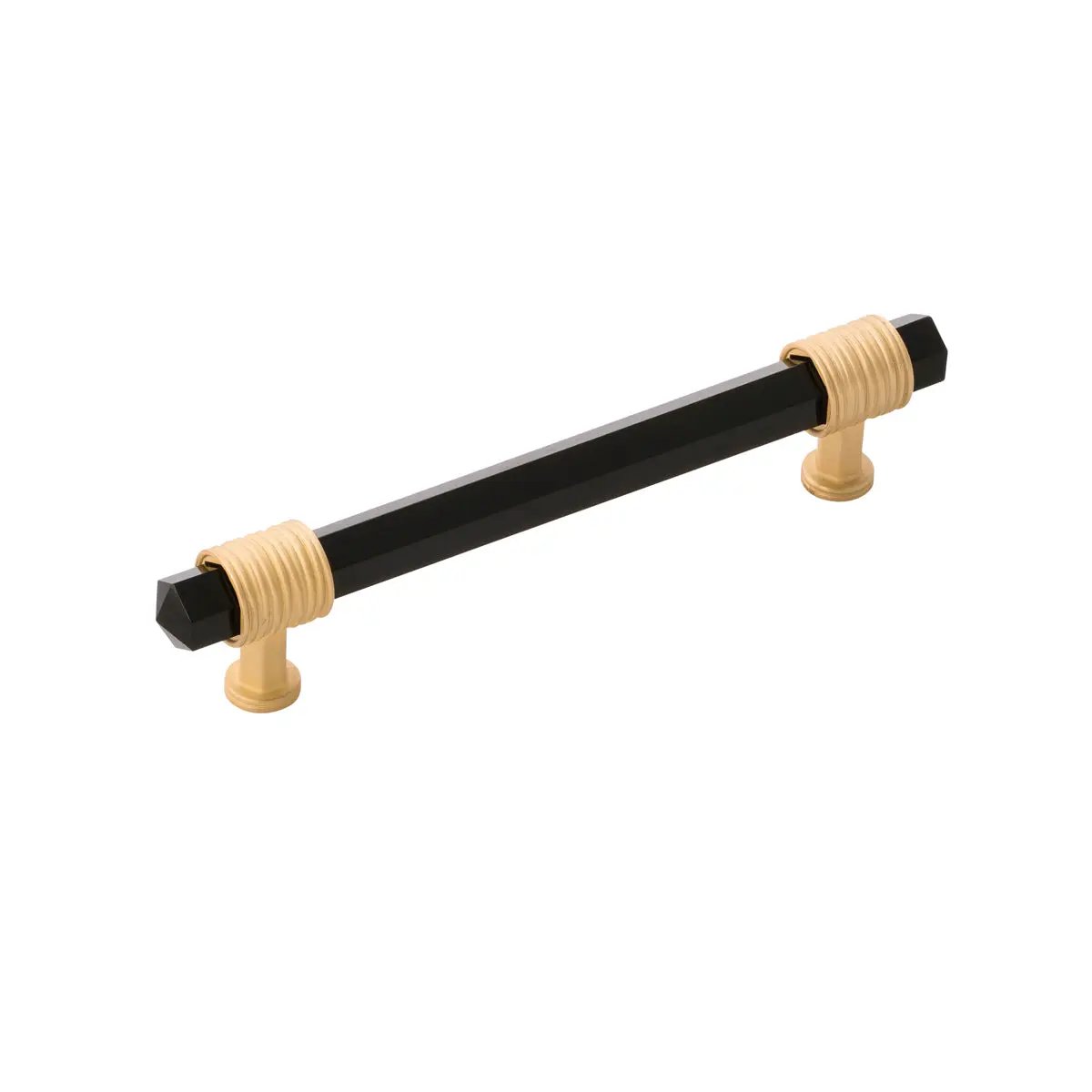 brushed golden brass pull
