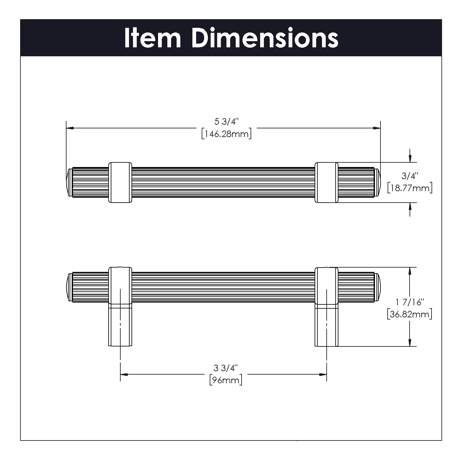 brushed golden brass pull