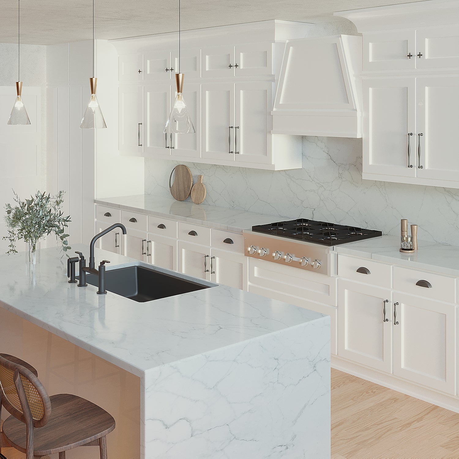 matte black cup pull