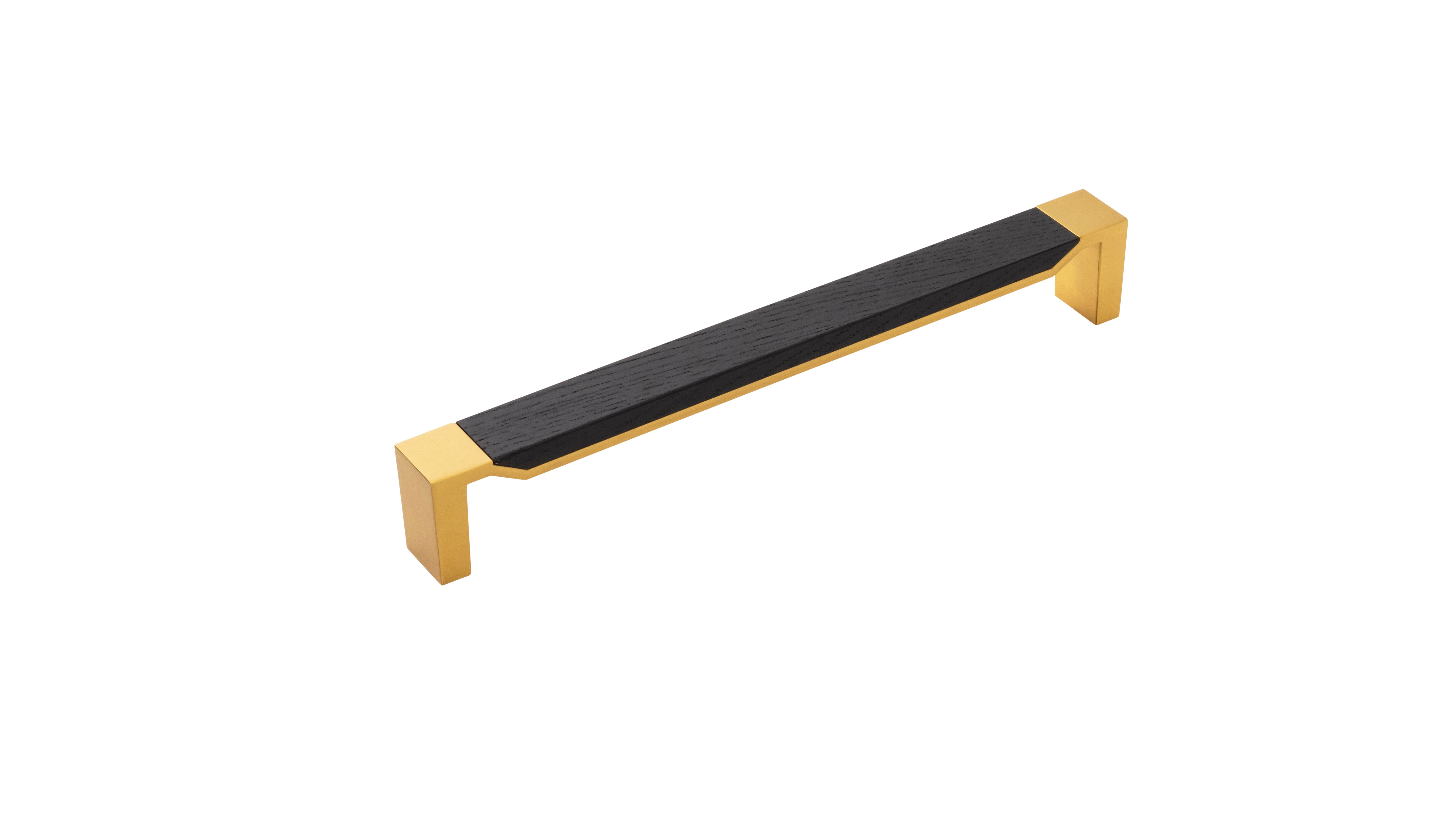 brushed golden brass pull