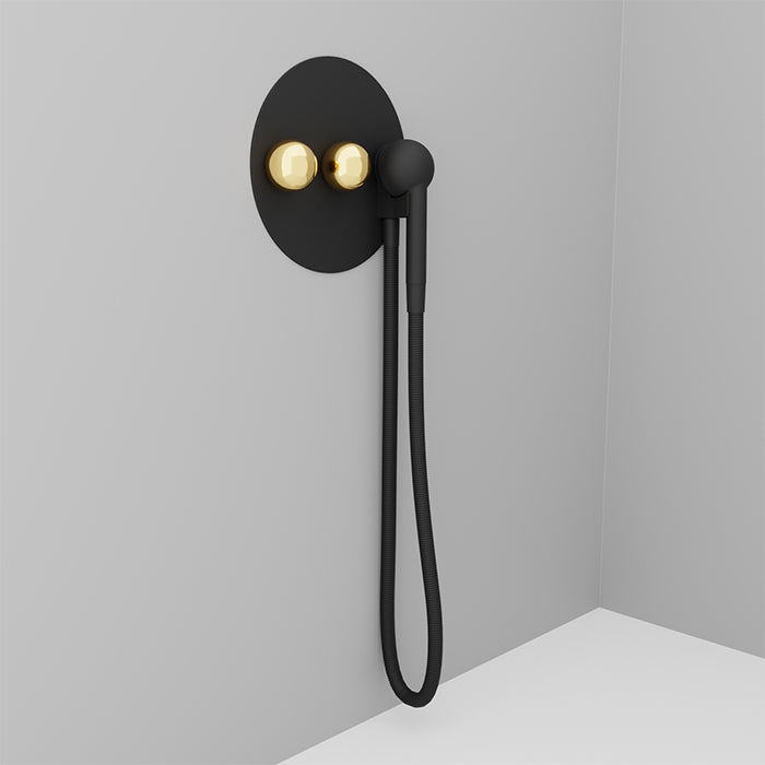 Baril Marie Complete Thermostatic Valve with 2-Way Diverter (Handshower + Tub Spout Or Shower Head)