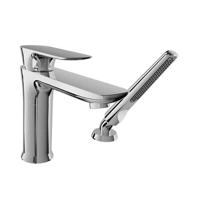 chrome tub filler
