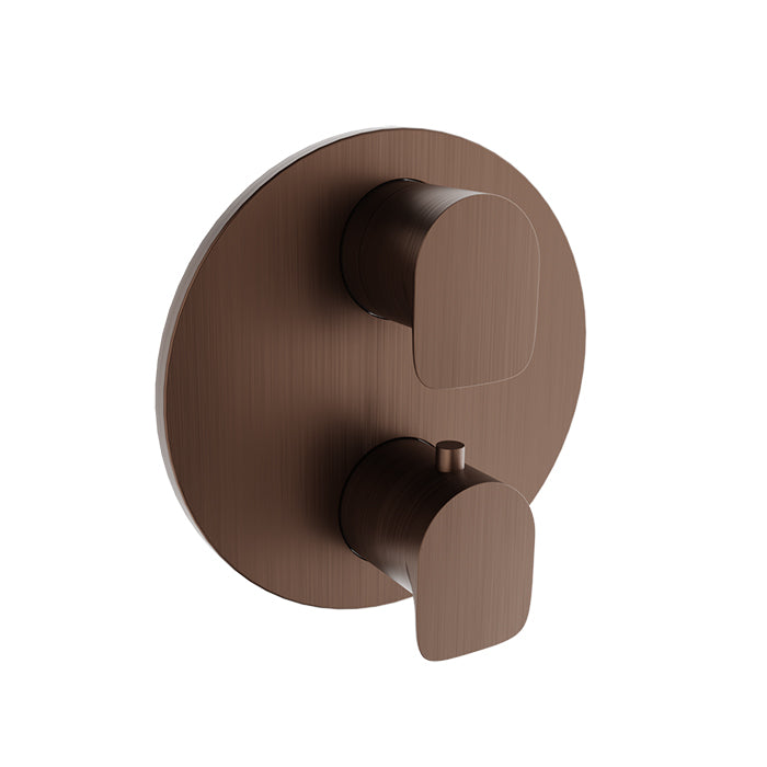 Baril Sens Complete Thermostatic Pressure Balanced Shower Control Valve with 3-Way Diverter - Non-Shared Ports