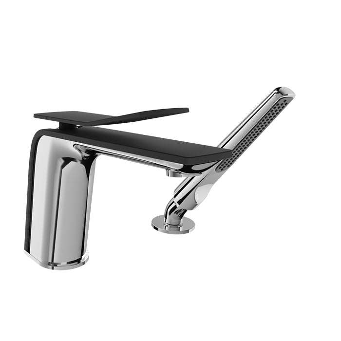 Baril Accent 2-Piece Deck Mount Tub Filler with Hand Shower