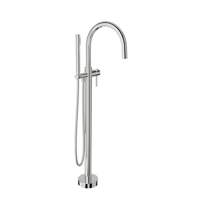 chrome tub filler