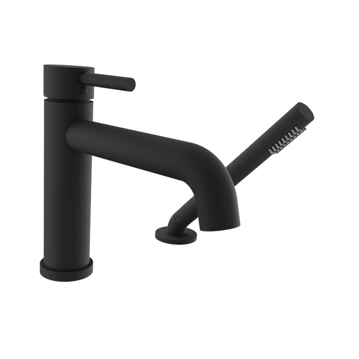 Baril Zip 2-Piece Deck Mount Tub Filler with Hand Shower