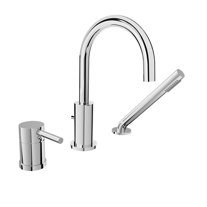 chrome tub filler