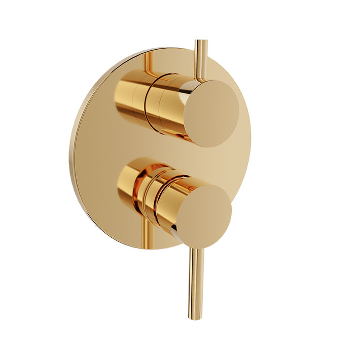 Baril Zip Complete Pressure Balanced Shower Control Valve with 2-Way Diverter - Shared Ports