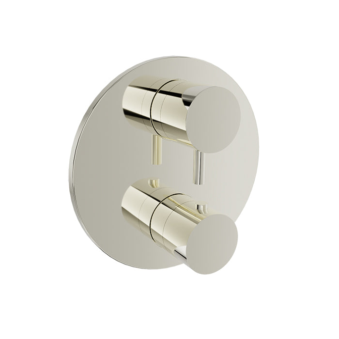 Baril Zip Complete Thermostatic Pressure Balanced Shower Control Valve with 2-Way Diverter - Non-Shared Ports