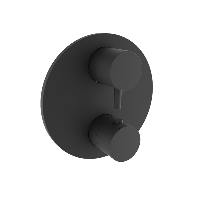 Baril Zip Complete Thermostatic Pressure Balanced Shower Control Valve with 3-Way Diverter - Non-Shared Ports